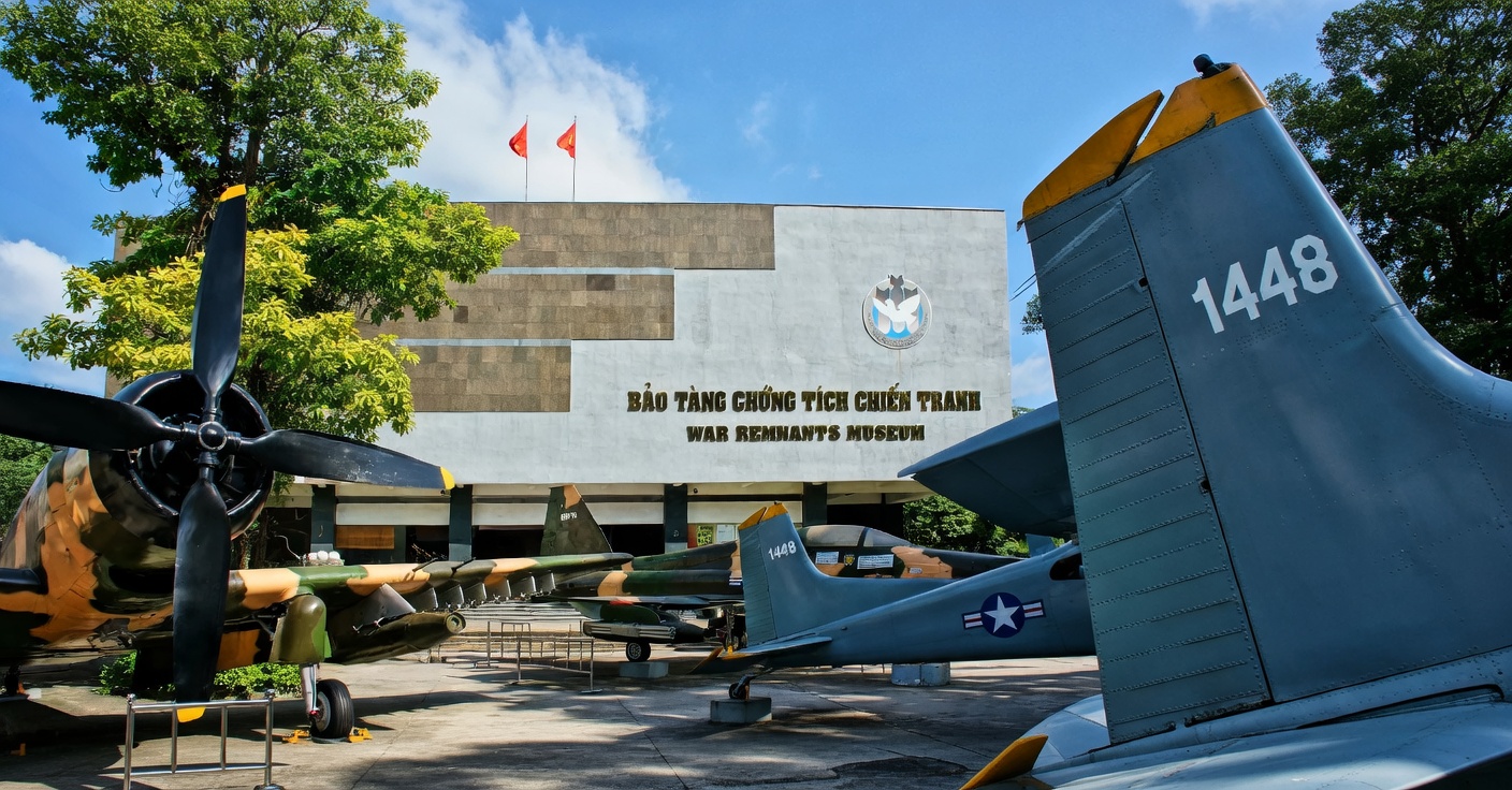War Remnants Museum exhibits in Ho Chi Minh City